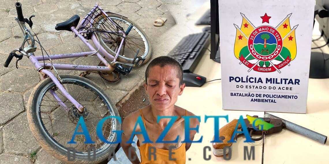 Polícia Militar prende casal suspeito de assalto no Segundo Distrito de Rio Branco
