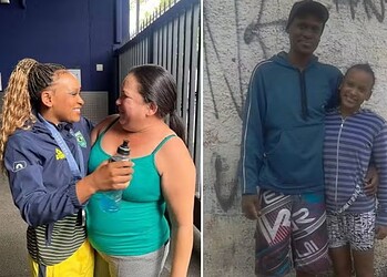 Empregada doméstica, mãe de Rebeca Andrade criou sozinha os sete filhos após marido sair de casa