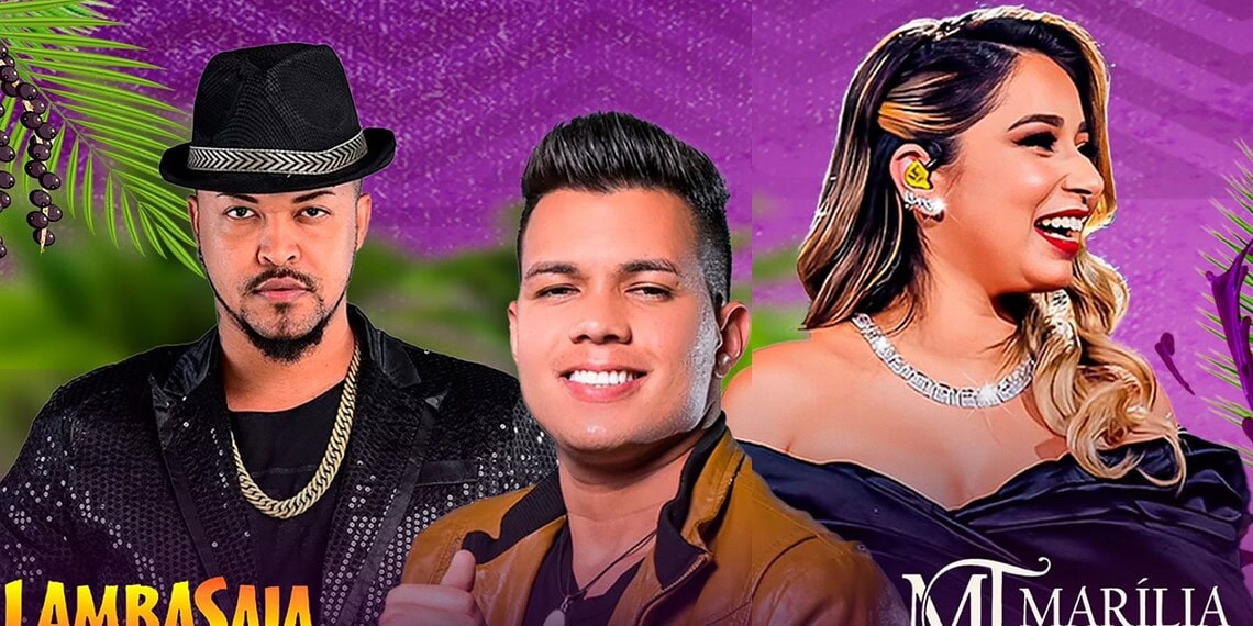 Festival do Açaí: Lambasaia, Marília Tavares e Vitor Fernandes agitam Feijó neste final de semana