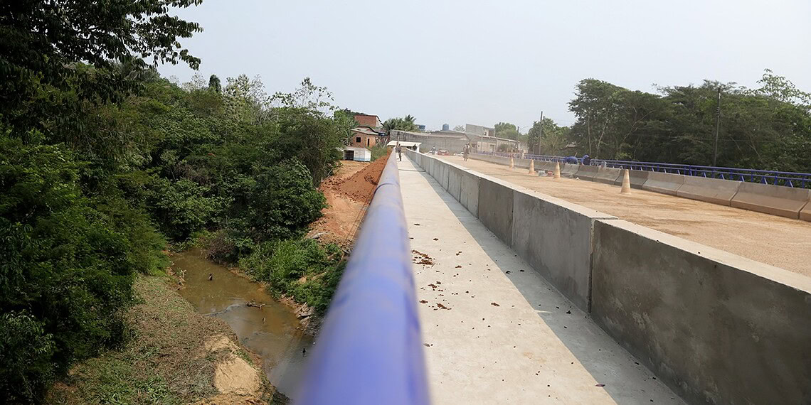 Ponte da Judia é interditada durante quatro dias para fase de asfaltamento