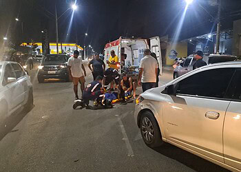 Carro que transportava vice-prefeita de Rio Branco se envolve em acidente e deixa motociclista ferido