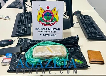 Homem é preso em flagrante por tráfico de drogas em Rio Branco