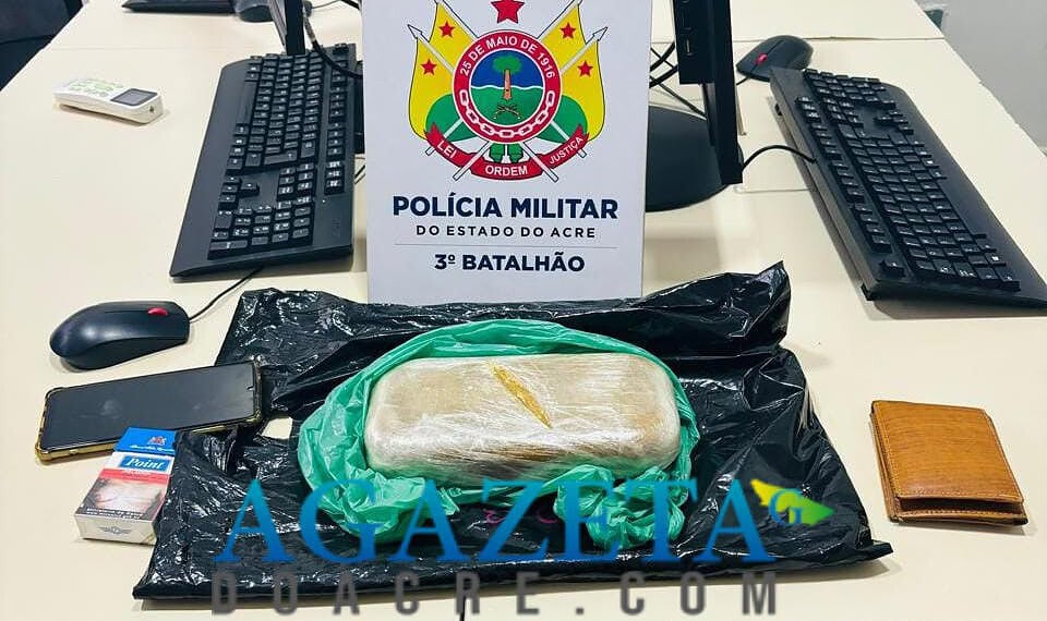 Homem é preso em flagrante por tráfico de drogas em Rio Branco