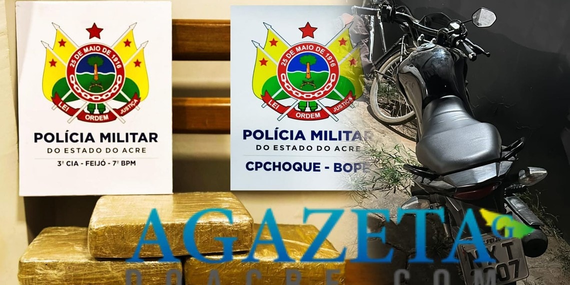 Após denúncia anônima, policia prende dois homens acusados de vender drogas em Feijó