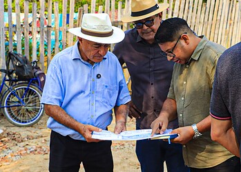 Prefeito vistoria obras e destaca que modernidade tem chegado à capital