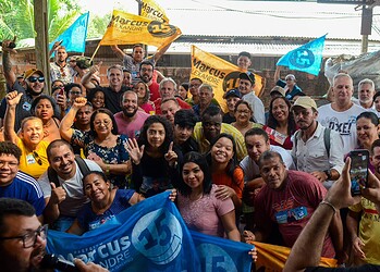 Na parte alta da cidade, moradores abrem as portas de suas casas para Marcus Alexandre: "Coração cheio de gratidão"