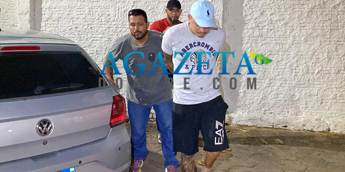 Polícia prende homicida foragido na saída de supermercado, em Rio Branco