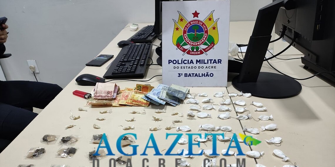 Homem é preso sob suspeita de tráfico de drogas no Eldorado