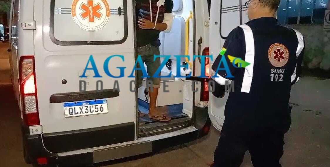 Homem é atropelado enquanto caminhava na Transacreana e vai parar no Pronto Socorro