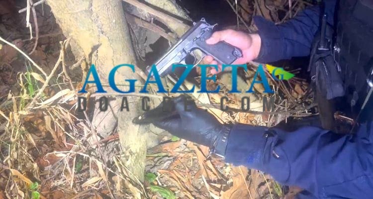 Após perseguição, Polícia Militar apreende armas e munições no segundo distrito de Rio Branco