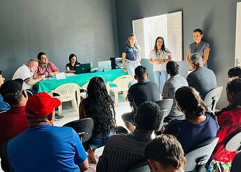 Produtores rurais de Mâncio Lima são atendidos no Mutirão de Regularização Ambiental, nesta quarta-feira, 28. Foto: Reprodução/Sema