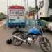 Mulher fica ferida após ser atropelada por motociclista que avançou o sinal vermelho em Rio Branco