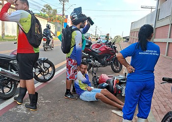 Jovem é atropelado a caminho do trabalho no Xavier Maia; motorista fugiu sem prestar socorro