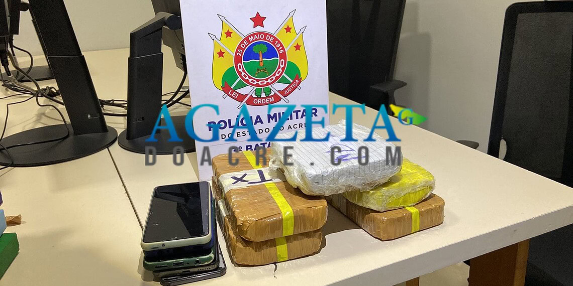 Homem é preso em flagrante com 5kg de drogas em Rio Branco