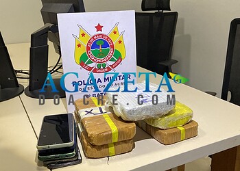 Homem é preso em flagrante com 5kg de drogas em Rio Branco