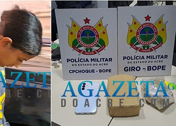 Polícia apreende 1,5 kg de cocaína e prende mulher em Rio Branco