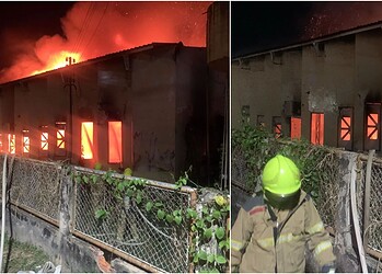 VÍDEO: Incêndio atinge centro cultural em Sena Madureira