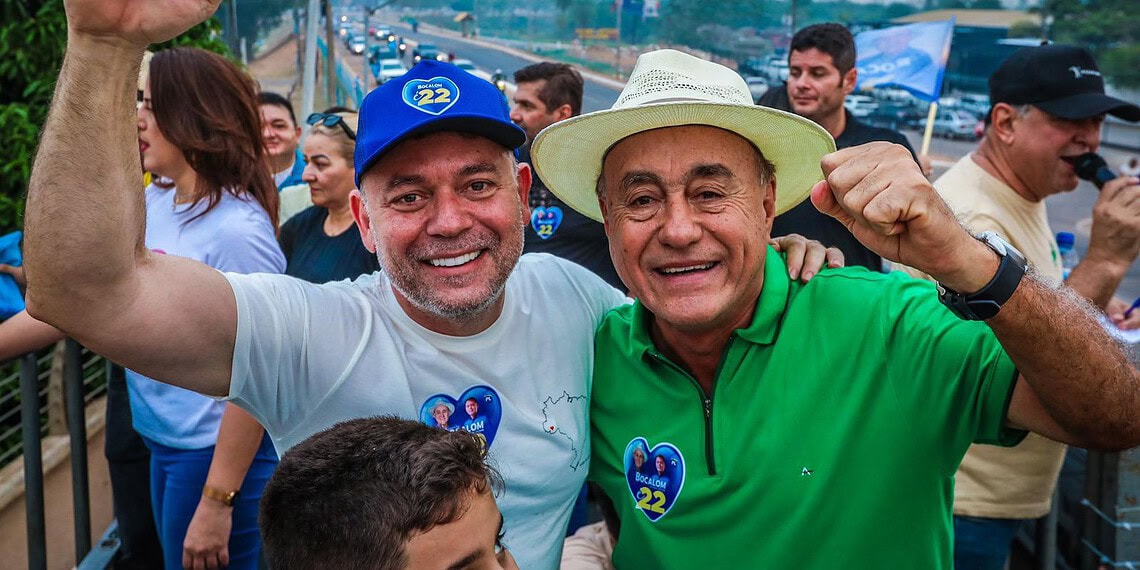 Bocalom e Alysson recebem abraço da regional Cadeia Velha e carreata leva às ruas 800 veículos, entre carros e motos