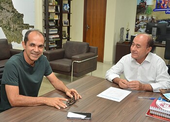 Prefeitos de Cruzeiro do Sul, Zequinha Lima, e de Rio Branco, Tião Bocalom - Foto: Val Fernandes
