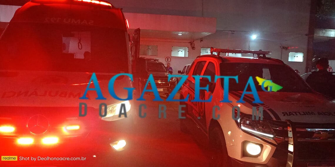 Agressor é baleado e detido após atacar homem com faca em distribuidora de Rio Branco
