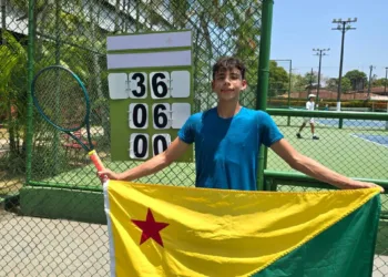 Para o tenista acreano, o torneio tem sido uma experiência incrível, mas também muito desafiadora. Foto: Cedida
