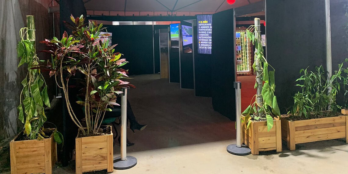 Na Expoacre, espaço imersivo convida população a refletir sobre eventos climáticos extremos