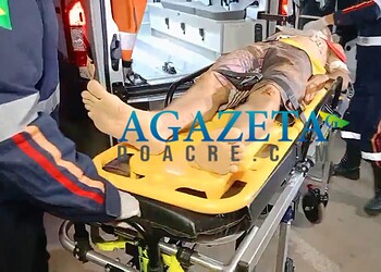 Ciclista é atropelado no Acre e sofre traumatismo craniano; motorista fugiu sem prestar socorro