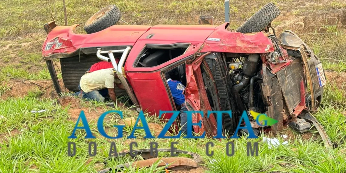 Homem sofre acidente na estrada de Plácido de Castro; quadro de saúde é estável