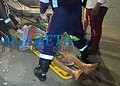 Homem tenta fugir após causar acidente de trânsito e é linchado por populares
