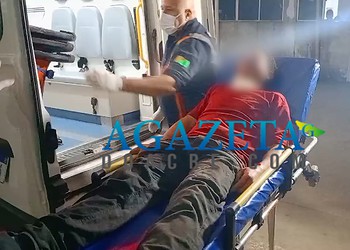 Homem é brutalmente espancando durante assalto no Recanto dos Buritis