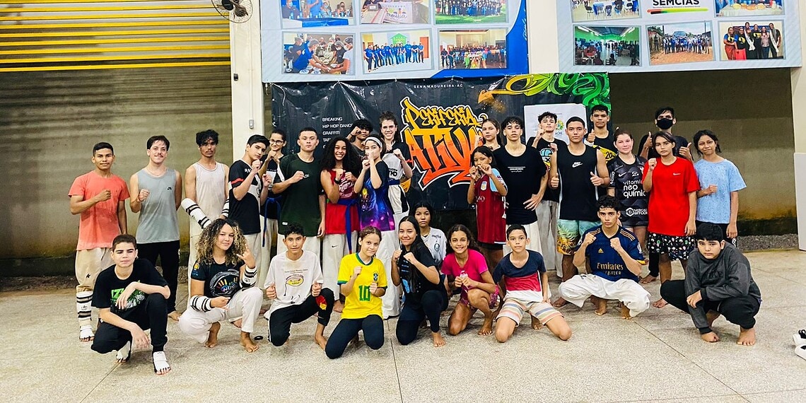 Periferia Ativa: projeto leva cultura Hip Hop e artes marciais às juventudes de Rio Branco e Sena Madureira