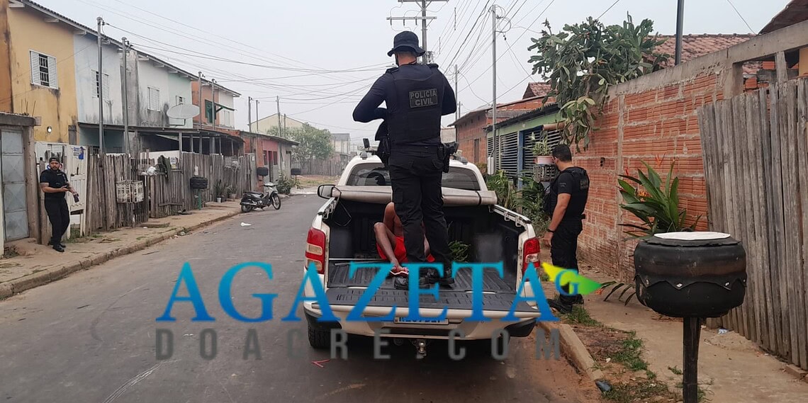 Homem acusado de homicídio consumado e dupla tentativa de homicídio é preso no Carandá