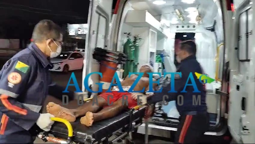 Homem sofre traumatismo craniano após ser agredido em discussão por ciúmes em Rio Branco