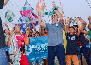 Bandeiraço e gravações: confira a agenda do candidato Marcus Alexandre