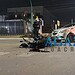 Motociclista em alta velocidade colide contra carro e vai parar no Pronto-Socorro