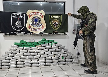 Polícia apreende mais de 100 kg de drogas em ação no interior do Acre; três foram presos