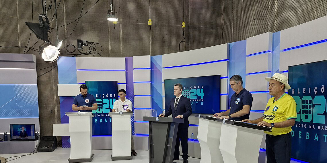 Primeiro bloco do debate é marcado por confronto entre Bocalom e Marcus Alexandre