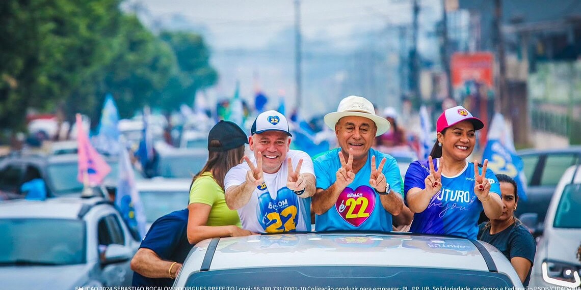 Com participação da vice-governadora Mailza, Mega Carreata 22 arrasta milhares de veículos por quatro bairros da parte alta de Rio Branco