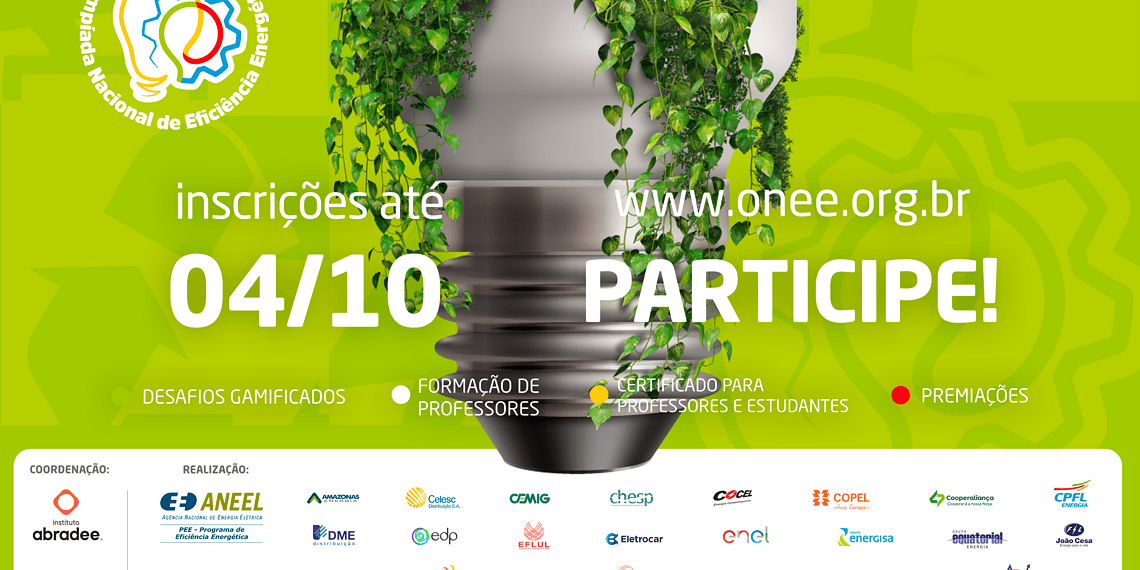 Educação: últimos dias para se inscrever na Olimpíada Nacional de Eficiência Energética 2024