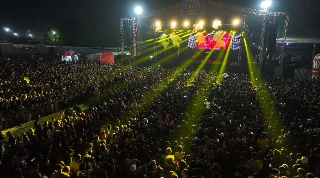 Nadson lotou arena de shows . Foto: Pedro Devani/Secom
