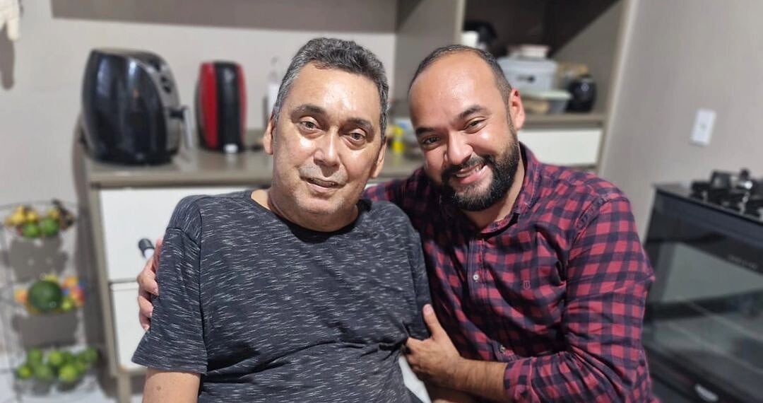 Demilton e o filho João Paulo (Foto: reprodução Instagram)