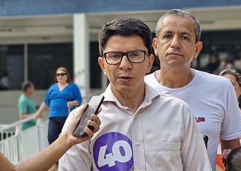 Jenilson erra local da seção, depois vota e aposta em resultado favorável: 'sigo esperançoso'