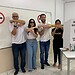 'Vamos dar um susto grande nos poderosos', diz Emerson Jarude que votou acompanhado dos pais e da namorada Ana Paula