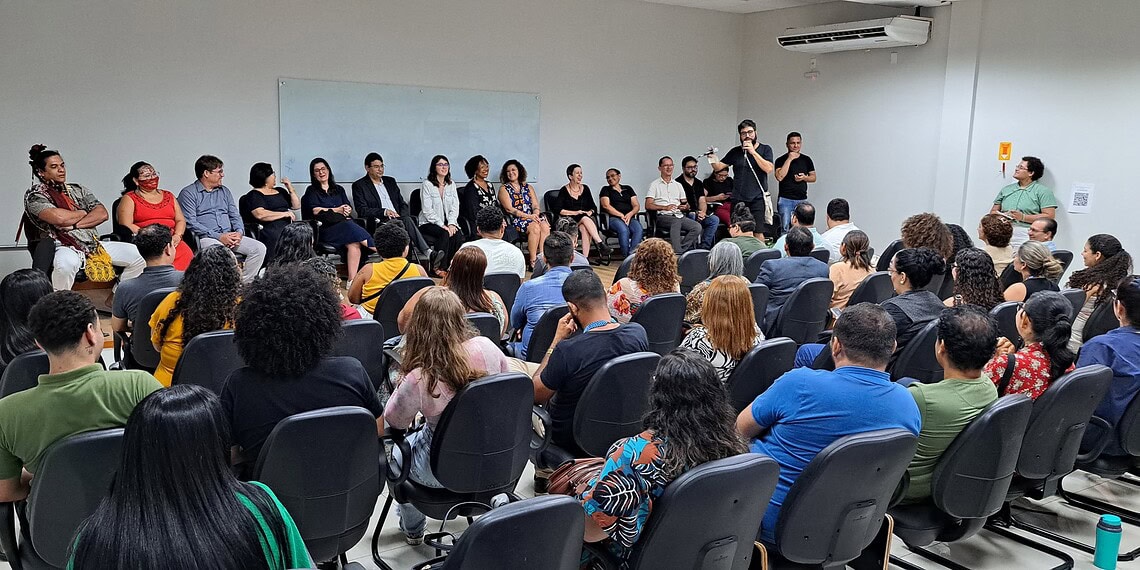 Abertura da oficinFoto: Maria Meirellesa no Acre (Foto: Maria Meirelles)