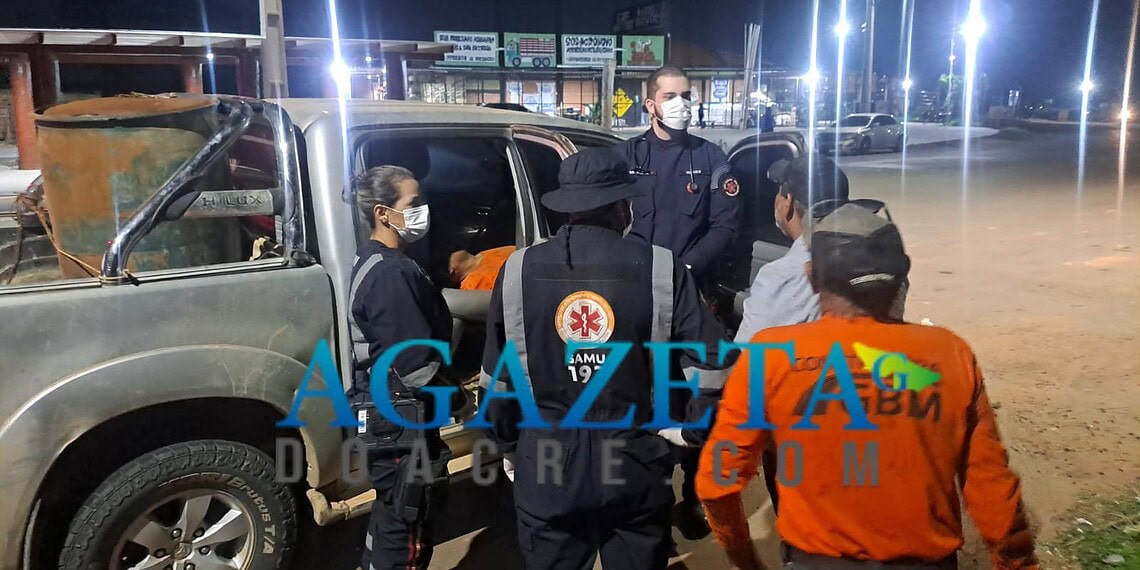 Homem sofre infarto fulminante e morre no banco carona de caminhonete na zona rural de Rio Branco