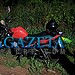 Motociclista e passageira caem de ponte; queda foi de aproximadamente 3 metros