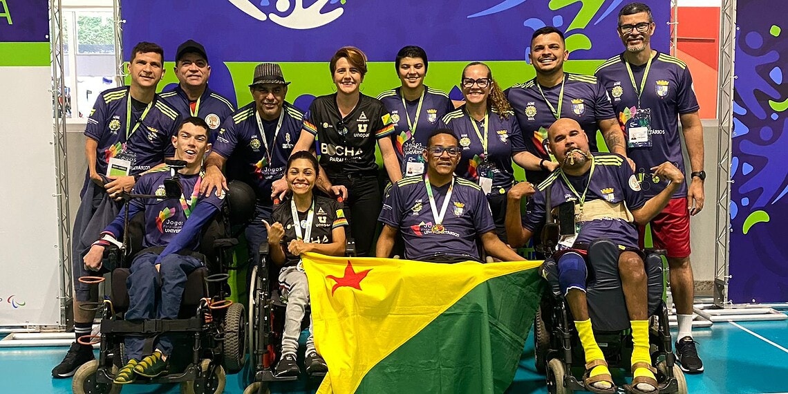 Delegação acreana conquista 28 medalhas nos Jogos Paralímpicos Universitários