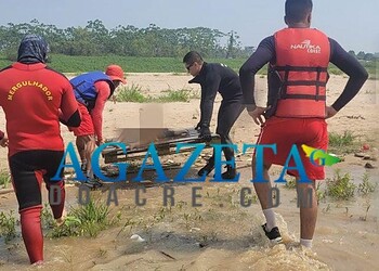 Bombeiros encontram corpo de criança de 3 anos no Rio Juruá