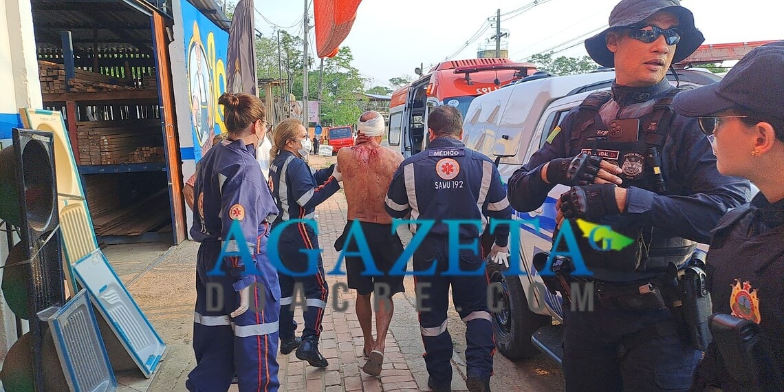 Homem é vítima de tentativa de homicídio em bebedeira no bairro São Francisco