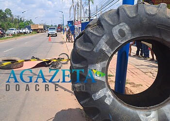 Tragédia: criança de 10 anos morre ao ser atropelada por caminhão